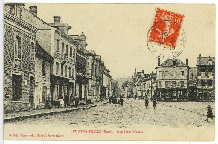 Pont-Saint-Pierre. Rue Saint-Nicolas.