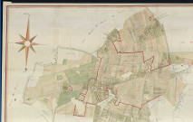 Lorleau - Plan général de la seigneurie de Lorleau, celle de Beauficel, et des fiefs Blainville et de La Brière. *
