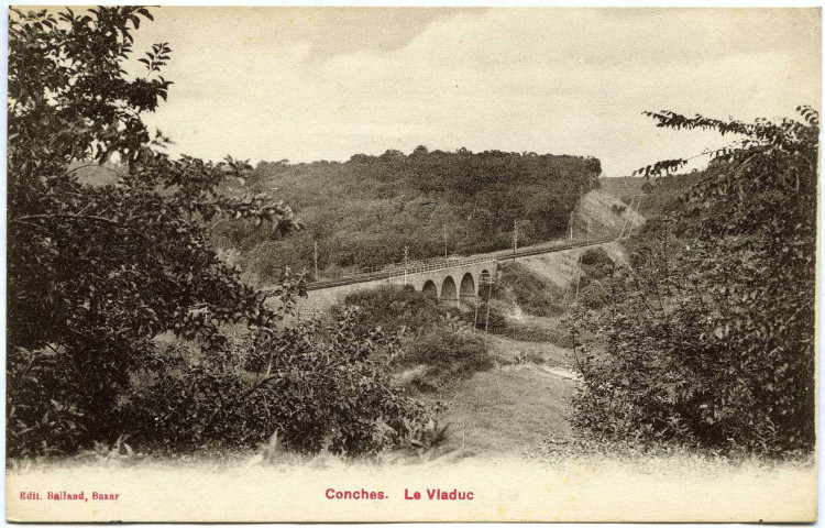 Conches-en-Ouche. Le Viaduc.