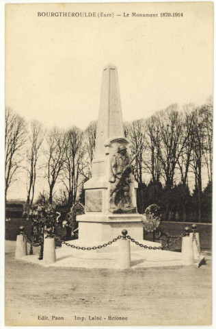 Bourgtheroulde. Le Monument 1870-1914.