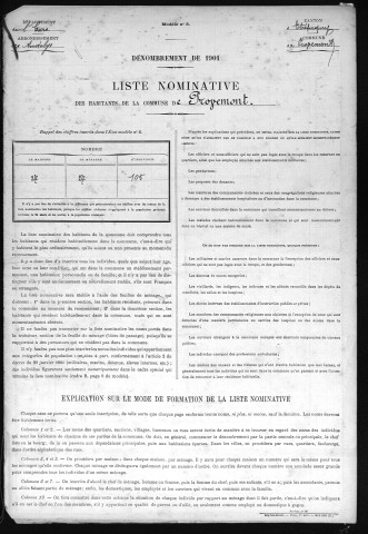 PROVEMONT 1901