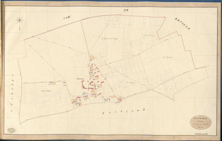 Sassey. Section A _ de Sassey _ 2e et dernière Feuille