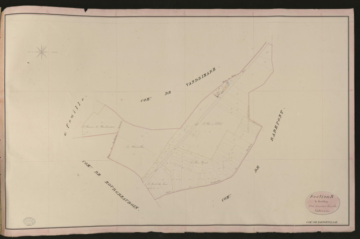 Renneville. Section B _ de Canteloup _ 3e et dernière Feuille