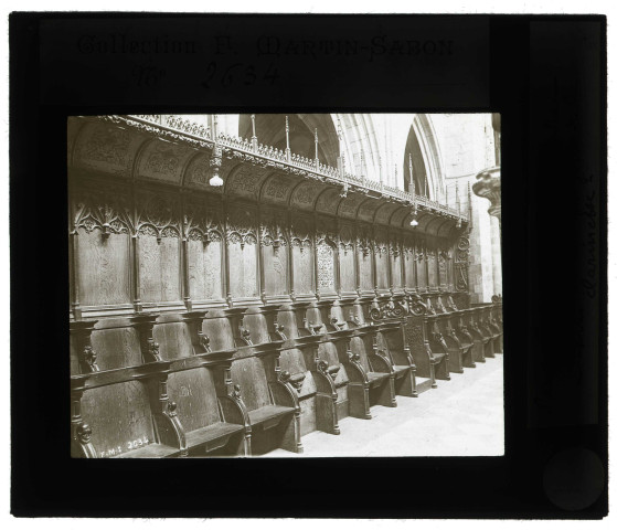 Cathédrale Saint-Paul-Aurélien de Saint-Pol-de-Léon (Finistère), stalles.
