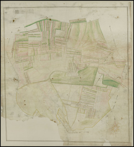 Cahaignes - Plan parcellaire de la paroisse. *