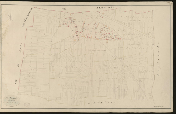 Combon. Section A _ de la Neuville _ 1re de 2 Feuilles