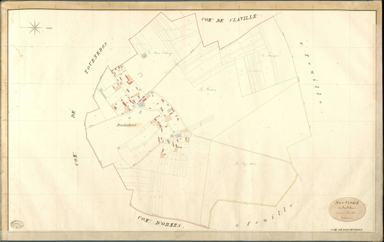Bois-Hubert (Le). Section A _ de Bois Hubert _ 1re de 3 Feuilles