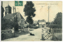 Sainte-Geneviève-lès-Gasny. Passage à niveau.