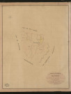 Baudémont. Tableau d'assemblage du Plan Parcellaire de la Commune de Beaudemont. _ Canton d'Ecos - Andelys, Eure. _ Terminé sur le terrain le 10 août 1836, sous l'administration de M. A. Passy, Préfet - M. Delaporte, Maire et sous la direction de M. Marel, Directeur des Contributions directes. _ - M. Le Fébure, Géomètre en Chef. _ Par M. Drouet, Géomètre de 1re classe.