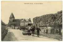 Chavigny. La Rue de l'Eglise.