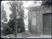 Façade du pavillon de jardin de la propriété du père de Flaubert à Croisset (Seine-Maritime).