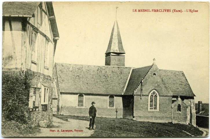 Mesnil-Verclives (Le). L'Eglise.