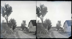 Chaumières briéronnes (Loire-Atlantique).