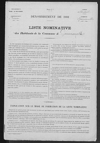 GUERNANVILLE 1931