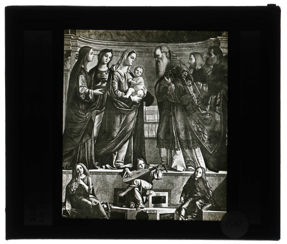 Musée de Venise (Italie), tableau de Vittore Carpaccio « la Présentation au temple ».