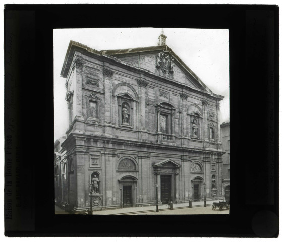 Façade de l'église Saint-Louis-des-Français à Rome (Italie).