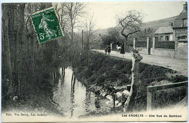 Andelys (Les). Une Vue du Gambon.