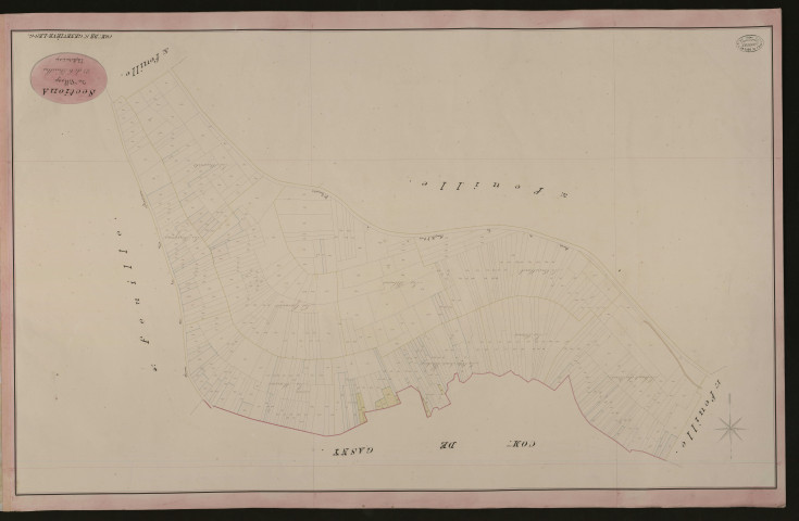 Sainte-Geneviève-lès-Gasny. Section A _ du Village _ 2e de 6 Feuilles