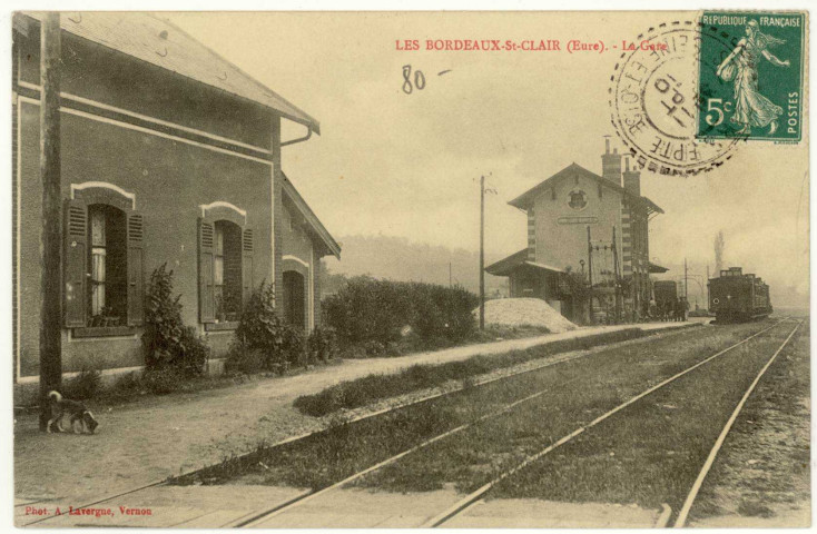 Château-sur-Epte. La Gare.