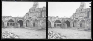 Cour intérieure de la mosquée Al-Omari de Gaza (Palestine).