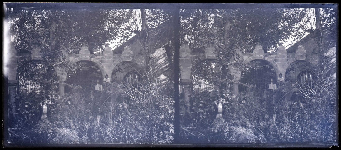 Jardin de la mosquée d'Ourfa (Turquie) (notice PA).