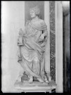 Statue de la Foi du mausolée de Catherine de Clèves de la chapelle du collège des Jésuites de Eu (Seine-Maritime).