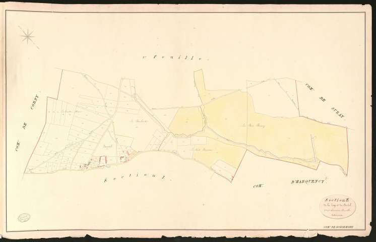 Boisemont. Section E _ de la Loge et du Bordel _ 2e et dernière Feuille