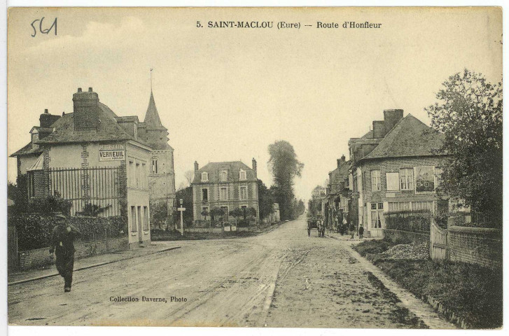 Saint-Maclou. Route d'Honfleur.