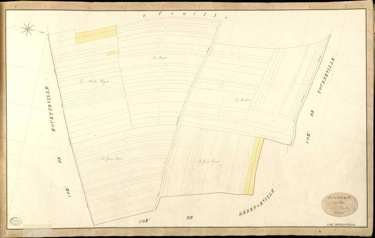 Brosville. Section C _ des Collets _ 1re de 5 Feuilles
