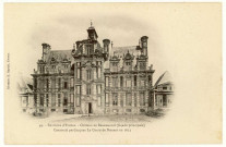 Beaumesnil. Château de Beaumesnil- (façade principale)-Construit par Jacques Le Conte de Nonant en 1633.
