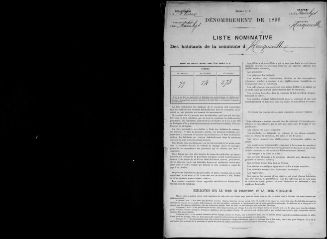 HEUQUEVILLE 1896