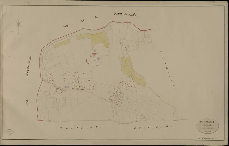 Eturqueraye. Section A _ d'Amfreville _ 1re de 2 Feuilles