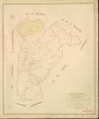 Fouqueville. Tableau d'assemblage _ du Plan Parcellaire de la Commune de Fouqueville _ Canton d'Amfreville - Louviers - Eure. _ Terminé sur le Terrain en 1828 , sous l'administration de M. Le Vicomte Raymond Delaître , Préfet _ M. de Berthelin, Maire _ sous la Direction de M.Hurtrelle, Directeur des Contributions directes _ M. Hautier, Géomètre en Chef. _ Par M. Lefebure, Géomètre de 1re classe.