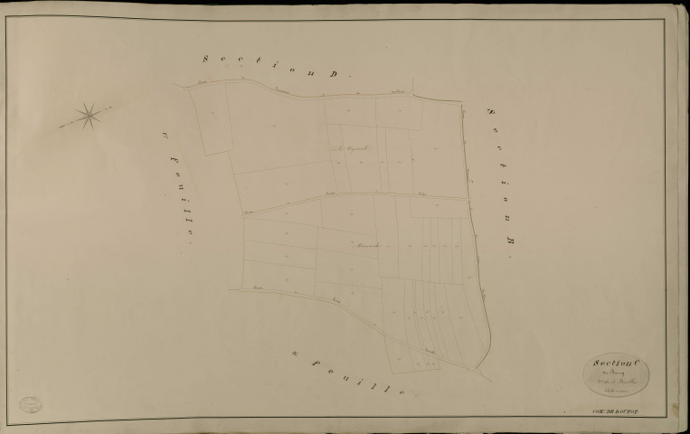 Routot. Section C _ du Bourg _ 2e de 3 Feuilles