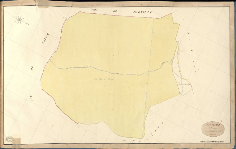 Saint-Sébastien-de-Morsent. Section D _ de Morsent _ 2e et dernière Feuille