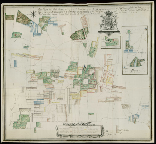 Thuit-Signol - "Plan visuel des fiefs de Conches …". *
