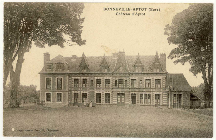 Bonneville-Aptot. Château d'Aptot.