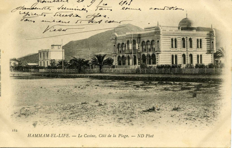 HAMMAM-EL-LIFE. - Le Casino, Côté de la Plage