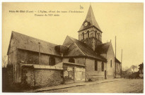Bézu-Saint-Eloi. L'Eglise offrant des traces d'Architecture Romane du X11e siècle.