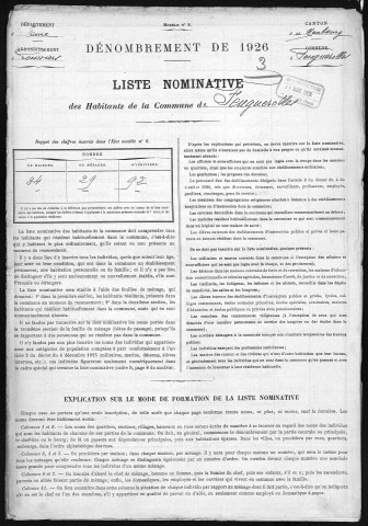 FEUGUEROLLES 1926