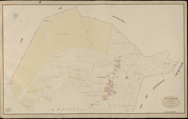 Habit (L'). Section A _ du Village _ 1re de 2 Feuilles