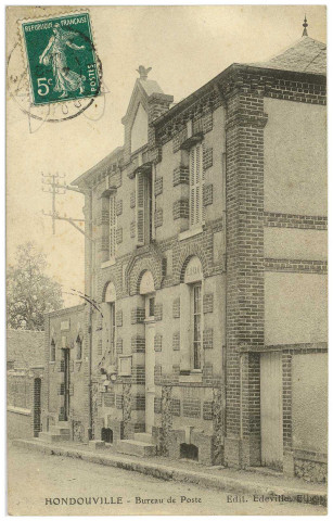 Hondouville. Bureau de Poste.