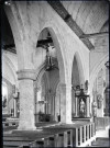 La nef de l'église Saint-Martin de Veules-les-Roses (Seine-Maritime)