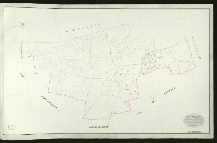 Illeville-sur-Montfort. Section C _ du Buissounnet et du Kara _ 5e et dernière Feuille
