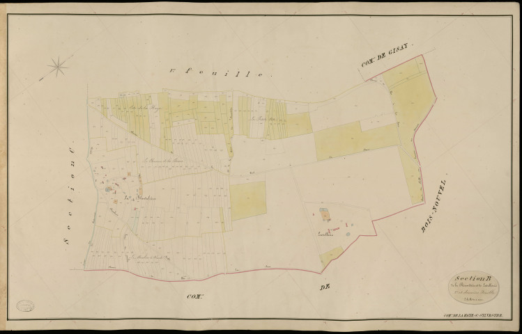 Haye-Saint-Sylvestre (La). Section B _ de la Rénoudière et de Latellerie _ 2e et dernière Feuille