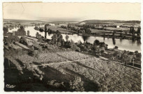 Courcelles-sur-Seine. Vue sur la Seine.