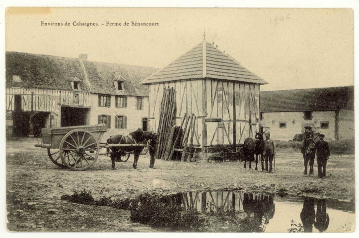 Cahaignes. Ferme de Sénancourt.