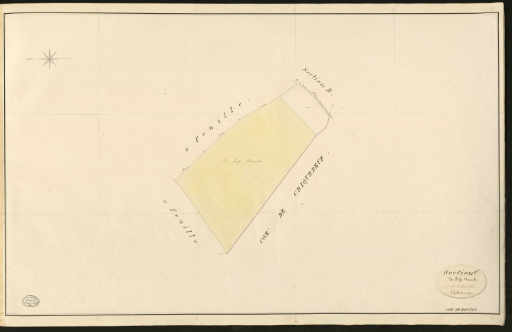 Martot. Section C _ des Fiefs Maucels _ 1re de 5 Feuilles