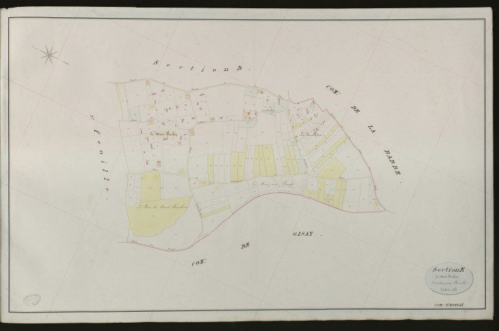 Epinay. Section E _ du Mont Pinchon _ 2e et dernière Feuille