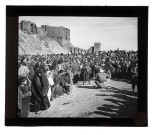 Scène de marché le vendredi à Alep (Syrie).